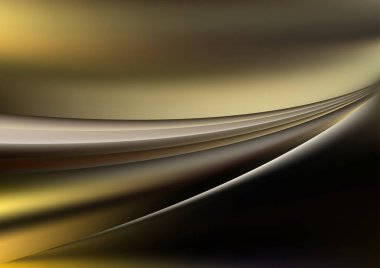 Sarı Bej Fraktal Arkaplan Vektör İllüstrasyon Tasarımı Güzel Şablon grafik sanat resmi