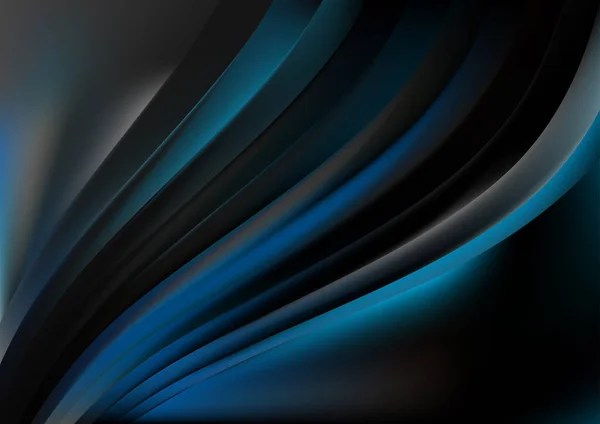 Bleu Turquoise Moderne Fond Vectoriel Illustration Design Belle Élégante Image — Image vectorielle