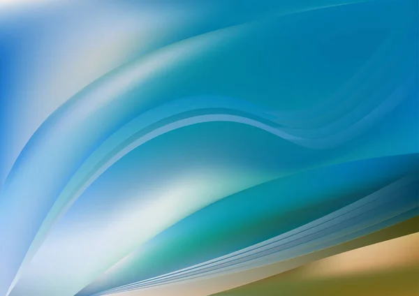 青緑の創造的な背景ベクトルイラストデザイン美しいエレガントなテンプレートグラフィックアートイメージ — ストックベクタ