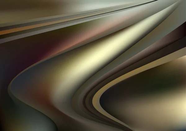 Лінія Коричневий Художній Фон Вектор Ілюстрація Дизайн Красивий Елегантний Шаблон — стоковий вектор
