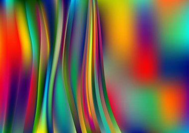 Mavi Yeşil Zarif Arkaplan Vektör İllüstrasyon Tasarımı Güzel Şablon grafik sanat resmi