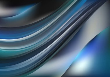 Mavi Turkuaz Eleman Arkaplan Vektör İllüstrasyon Tasarımı Güzel Şablon grafik sanat resmi