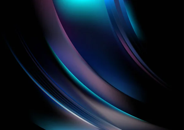 ブルーエレクトリックブルー滑らかな背景ベクトルイラストデザイン美しいエレガントなテンプレートグラフィックアートイメージ — ストックベクタ