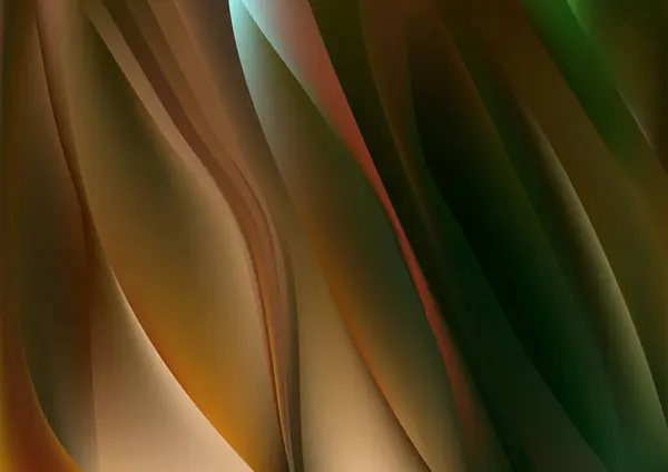 グリーンクローズアップクリエイティブ背景ベクターイラストデザイン美しいエレガントなテンプレートグラフィックアートイメージ — ストックベクタ