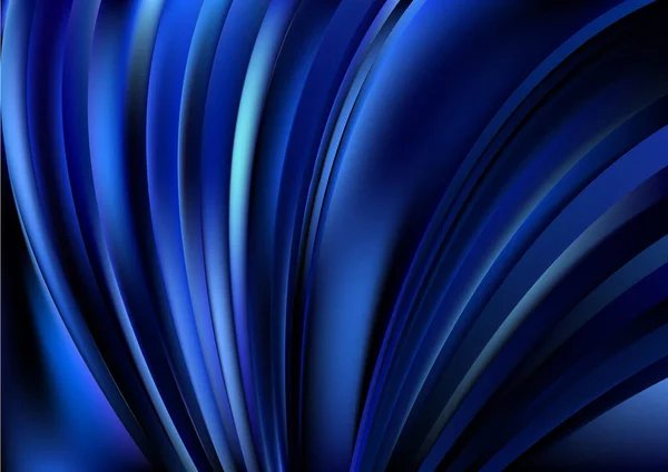 Azul Cobalto Azul Fractal Fundo Vetor Ilustração Design Bonito Elegante — Vetor de Stock