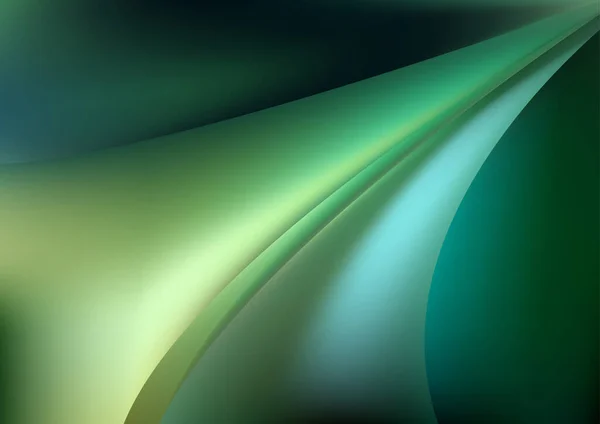 緑の葉テンプレート背景ベクトルイラストデザイン美しいエレガントなテンプレートグラフィックアートイメージ — ストックベクタ