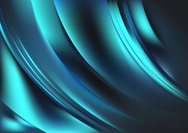 Mavi Yeşil Dijital Arkaplan Vektör İllüstrasyon Tasarımı Güzel Şablon grafik sanat resmi