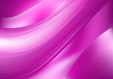 Pembe Fraktal Arkaplan Vektör İllüstrasyon Tasarımı Güzel Şablon Grafiksel Resim