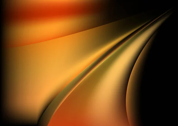 Оранжевый Свет Фон Векторный Дизайн Элегантная Графика — стоковый вектор