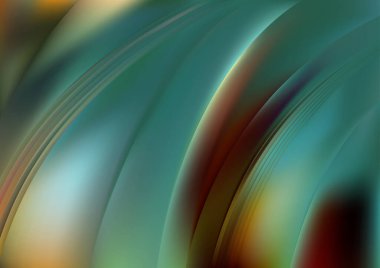 Yeşil Turkuaz Yumuşak Arkaplan Vektör İllüstrasyon Tasarımı Güzel Şablon grafik sanat resmi