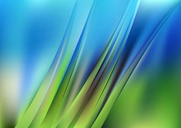 Green Leaf Digital Background Vector Illustration Design Beautiful Elegant Template — Stock Vector