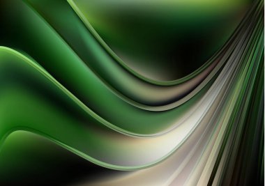 Yeşil Tasarım Modern Arkaplan Vektör İllüstrasyon Tasarımı Güzel Şablon grafik sanat resmi