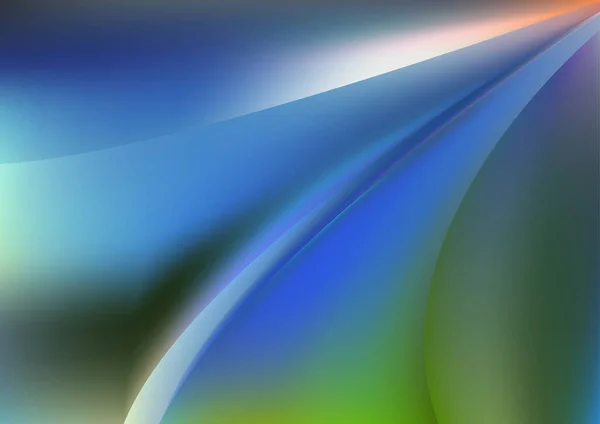 Blauer Himmel Mehrfarbiger Hintergrund Vektor Illustration Design Schöne Elegante Vorlage — Stockvektor