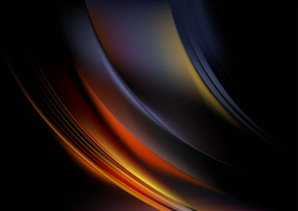 Orange Atmosphäre Glatter Hintergrund Vektor Illustration Design Schön Elegant Vorlage — Stockvektor