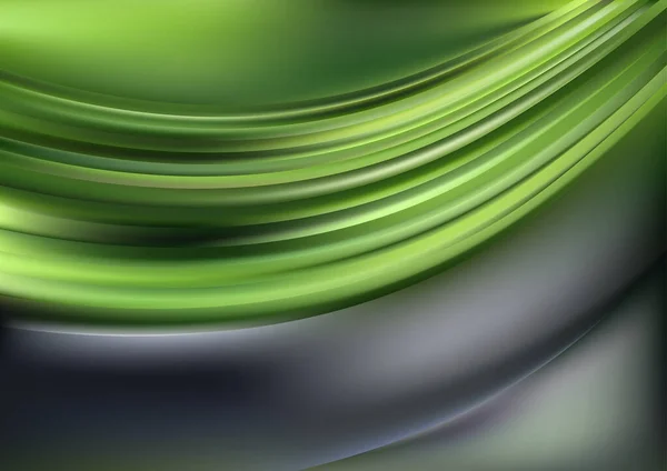 緑の葉の芸術的背景ベクトルイラストデザイン美しいエレガントなテンプレートグラフィックアートイメージ — ストックベクタ