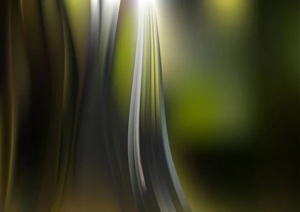 Зелене Світло Футуристичний Фон Векторні Ілюстрації Дизайн Красивий Елегантний Шаблон — стоковий вектор