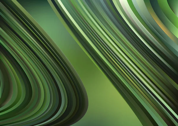 Grüne Linie Abstrakt Hintergrund Vektor Illustration Design Schöne Elegante Vorlage — Stockvektor