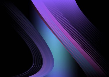 Mavi Mor Sanatsal Arkaplan Vektör İllüstrasyon Tasarımı Güzel Şablon grafik sanat resmi