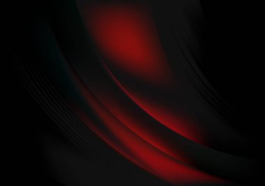 Siyah Işık Fraktal Arkaplan Vektör İllüstrasyon Tasarımı Güzel Şablon grafik sanat resmi