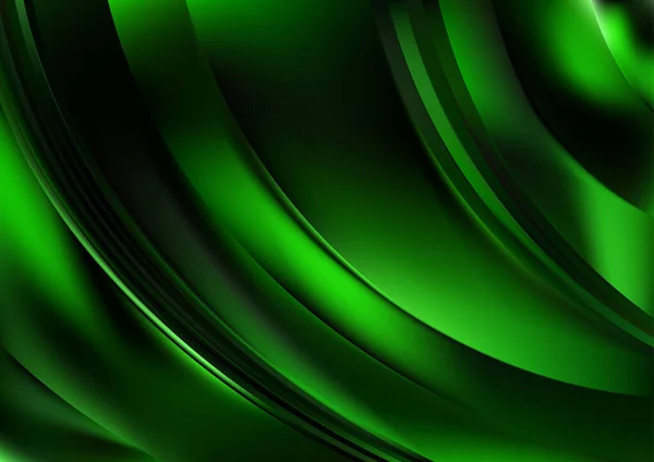 Green Close Digital Background Vector Illustration Design Beautiful Elegant Template — Stock Vector