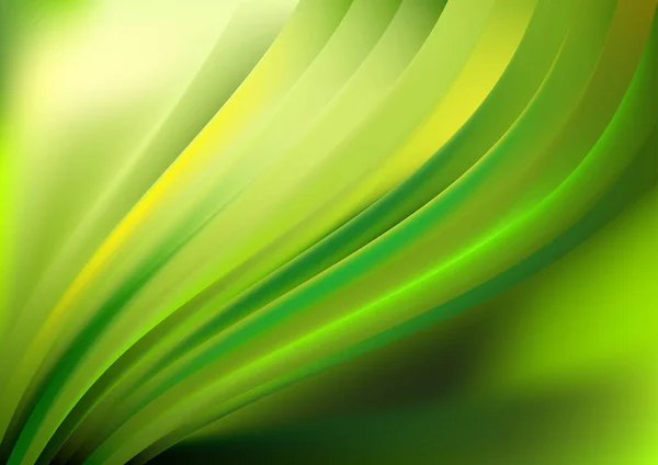 Grün Gelb Dekorativer Hintergrund Vektor Illustration Design Schöne Elegante Vorlage — Stockvektor