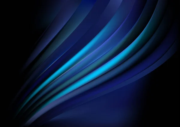 Mavi Işık Dekoratif Arkaplan Vektör Llüstrasyon Tasarımı Güzel Şablon Grafik — Stok Vektör