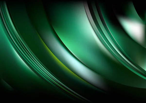 绿光概念背景矢量图解设计精美典雅的模板图形艺术图像 — 图库矢量图片