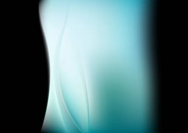 Modrá Tyrkysová Hladké Pozadí Vektorové Ilustrace Design Krásné Elegantní Šablony — Stockový vektor