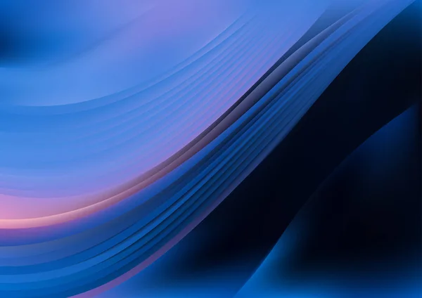青いAzureテンプレートの背景ベクトルイラストデザイン美しいエレガントなテンプレートグラフィックアートイメージ — ストックベクタ
