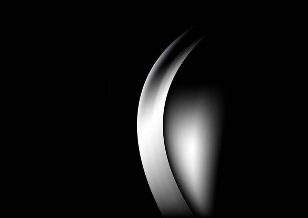 Black Light Creative Background Vector Design
