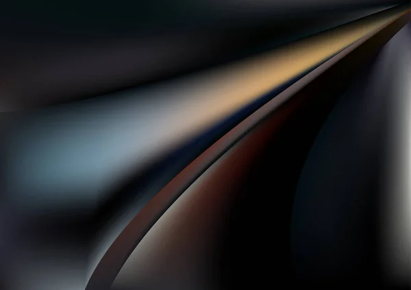 ブラックブラウン未来派の背景ベクトルイラストデザイン美しいエレガントなテンプレートグラフィックアートイメージ — ストックベクタ