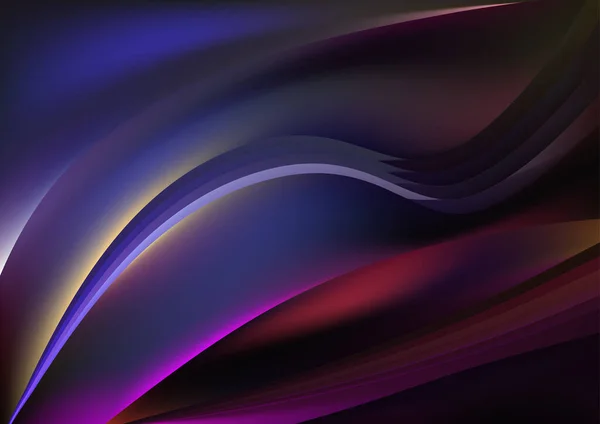 蓝色紫色分形背景矢量图解设计精美典雅的模板图形艺术图像 — 图库矢量图片