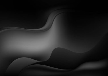 Siyah Karanlık Soyut Arkaplan Vektör İllüstrasyon Tasarımı Güzel Şablon grafik sanat resmi