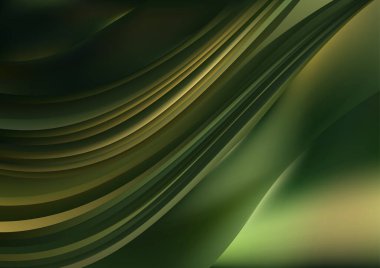 Yeşil Yaprak Modern Arkaplan Vektör İllüstrasyon Tasarımı Güzel Şablon grafik sanat resmi