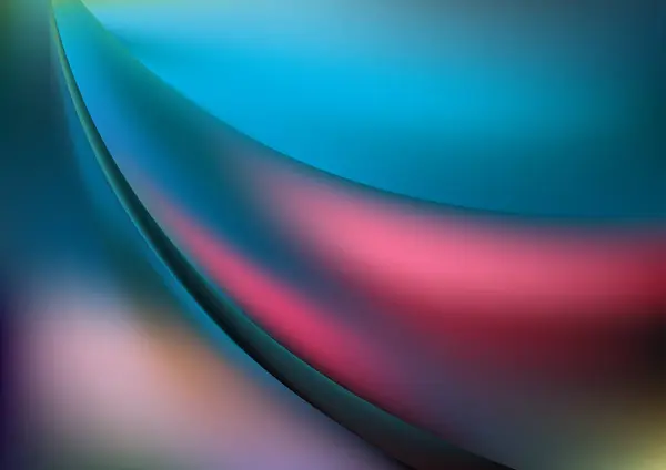 ブルーアクアダイナミック背景ベクトルイラストデザイン美しいエレガントなテンプレートグラフィックアートイメージ — ストックベクタ