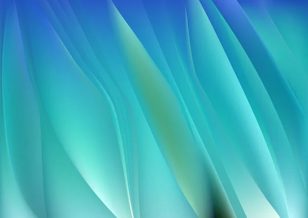 青緑のダイナミック背景ベクトルイラストデザイン美しいエレガントなテンプレートグラフィックアートイメージ — ストックベクタ