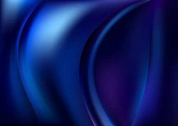 Bleu Violet Fractal Fond Vectoriel Illustration Design Belle Élégante Image — Image vectorielle