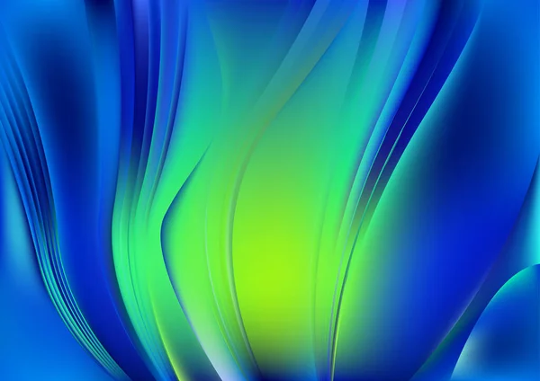 Blue Green Concept Background Vector Illustration Design Beautiful Elegant Template — Stock Vector