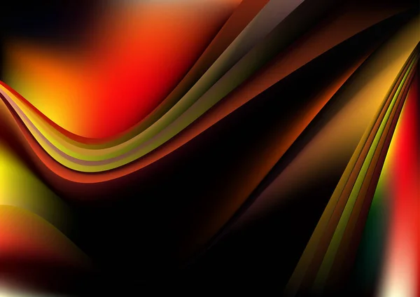 オレンジ色のモダンな背景ベクトルイラストデザイン美しいエレガントなテンプレートグラフィックアートイメージ — ストックベクタ