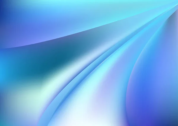 青いAzure美しい背景ベクトルイラストデザイン美しいエレガントなテンプレートグラフィックアートイメージ — ストックベクタ