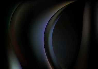 Siyah Koyu Şablon Arkaplan Vektör İllüstrasyon Tasarımı Güzel Şablon grafik sanat resmi