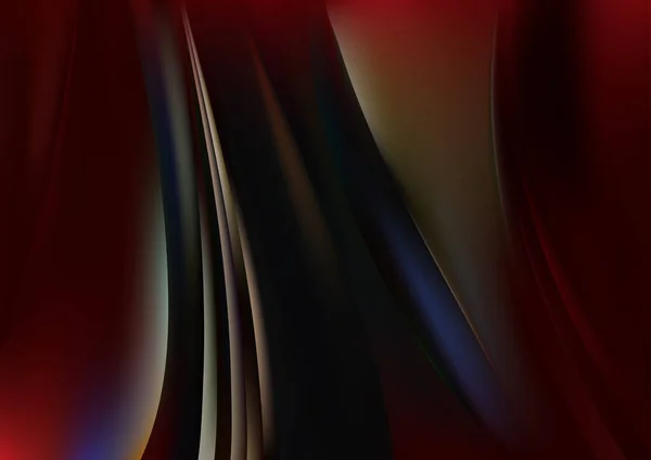 Rosso Nero Multicolore Sfondo Vettoriale Illustrazione Design Bella Elegante Immagine — Vettoriale Stock