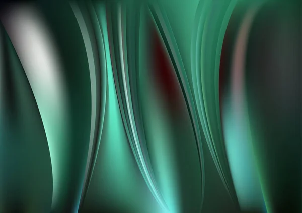 Aqua Vert Abstrait Fond Vectoriel Illustration Design Belle Élégante Image — Image vectorielle