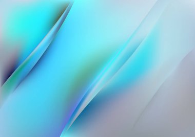 Mavi Yeşil Zarif Arkaplan Vektör İllüstrasyon Tasarımı