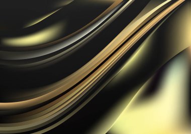 Sarı Desenli Pürüzsüz Arkaplan Vektör Çizimi Tasarımı