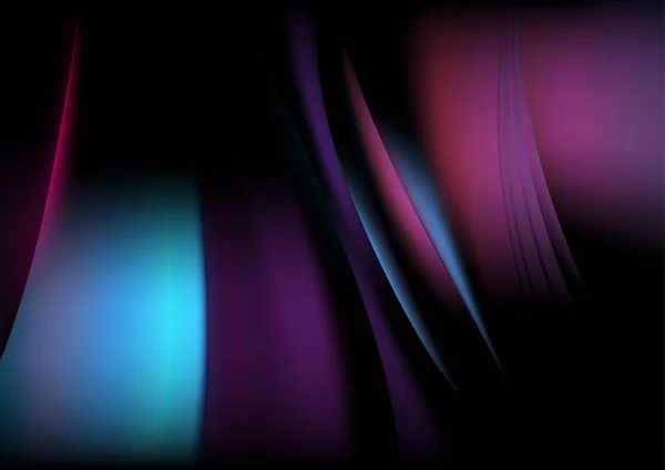Modèle Noir Violet Fond Vectoriel Illustration Design — Image vectorielle