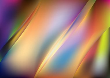 Mavi Renklilik Gelecekçi Arkaplan Vektör İllüstrasyon Tasarımı