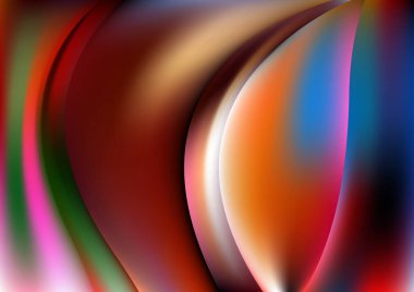 Turuncu Kapalı Arkaplan Vektör İllüstrasyon Tasarımı