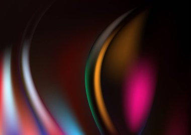 Siyah Kırmızı Kavram Vektör Çizim Tasarımı