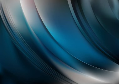 Mavi Turkuaz Fütüristik Arkaplan Vektör İllüstrasyon Tasarımı